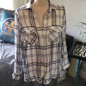 Plaid cotton shirt